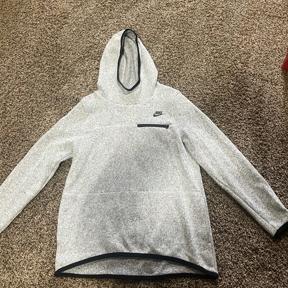Size Medium Light Grey Nike Hoodie